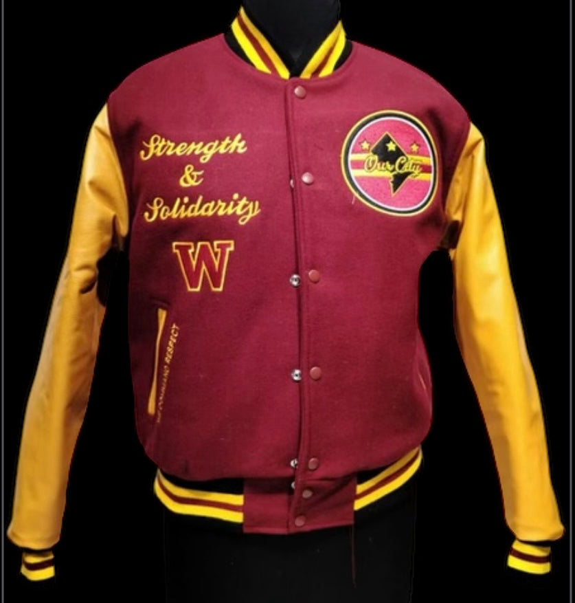 Our City "We COMMAND Respect" Varsity Jacket