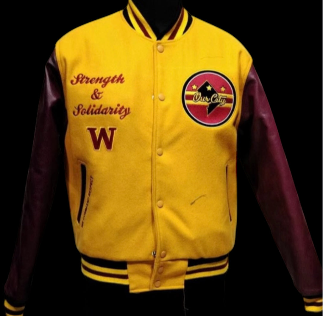 Our City "We COMMAND Respect" Varsity Jacket