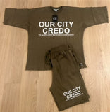 Short sleeve t-shirt and shorts