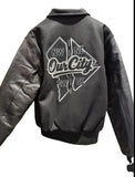 OUR CITY Logo Collared Varsity Jacket