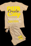 T-shirt and Sweatshorts