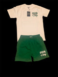 T-shirt and Sweatshorts