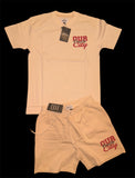 T-shirt and Sweatshorts